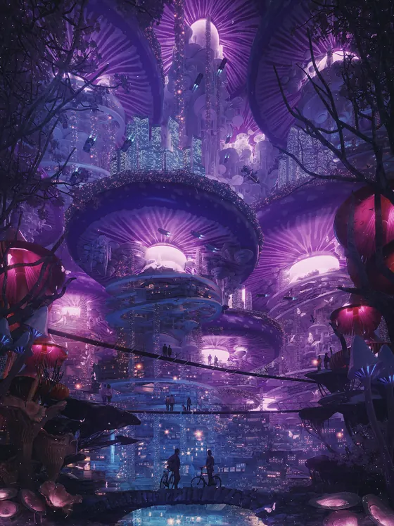 Bioluminocities